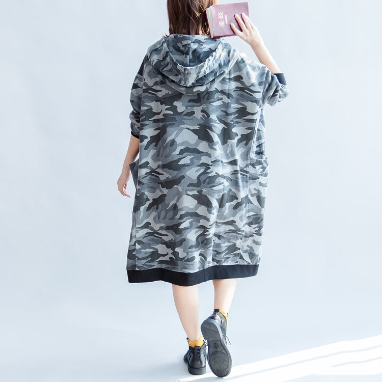 2025 fall prints ruffles black cotton shift dresses hooded oversize casual dress patchwork loving heart