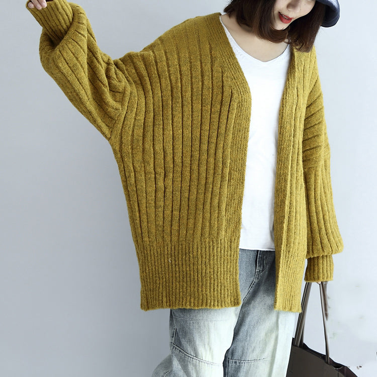 2025 fall thick warm sweater cardigans plus size v neck long sleeve knit short coats