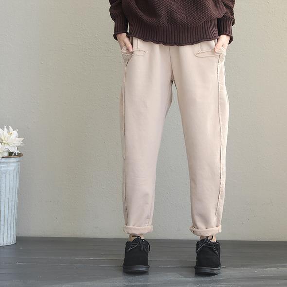 2025 Casual Women Brushed Thicken Casual Pants For Winter