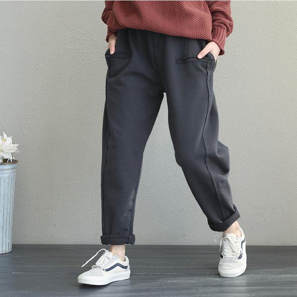 2025 Casual Women Brushed Thicken Casual Pants For Winter