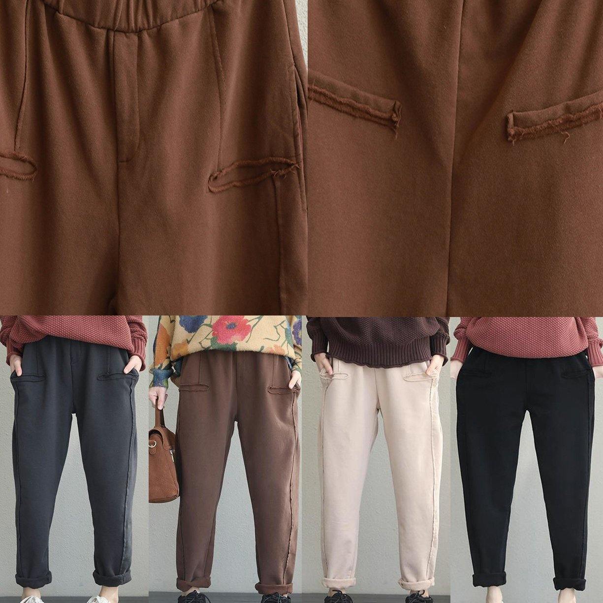 2025 Casual Women Brushed Thicken Casual Pants For Winter