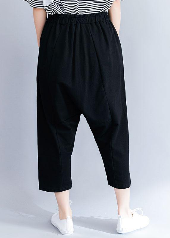 2025 summer new cotton blended loose pants wild casual wide leg pants