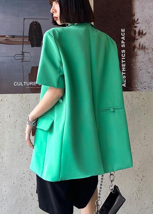 2025 New Summer Thin Short Sleeve Blazer Top