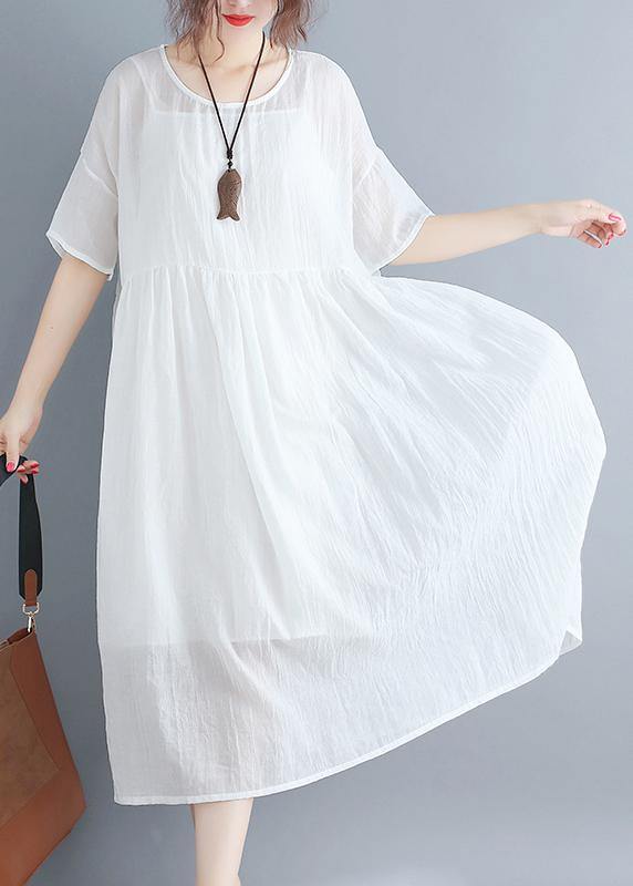 2025 Summer White Two-piece White Dress