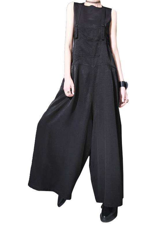 2025 summer new strap wide leg pants