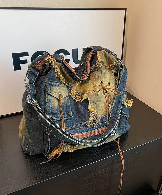 2025 New Casual Denim Large Capacity Shoulder Bag