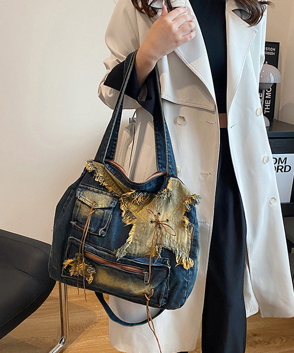 2025 New Casual Denim Large Capacity Shoulder Bag