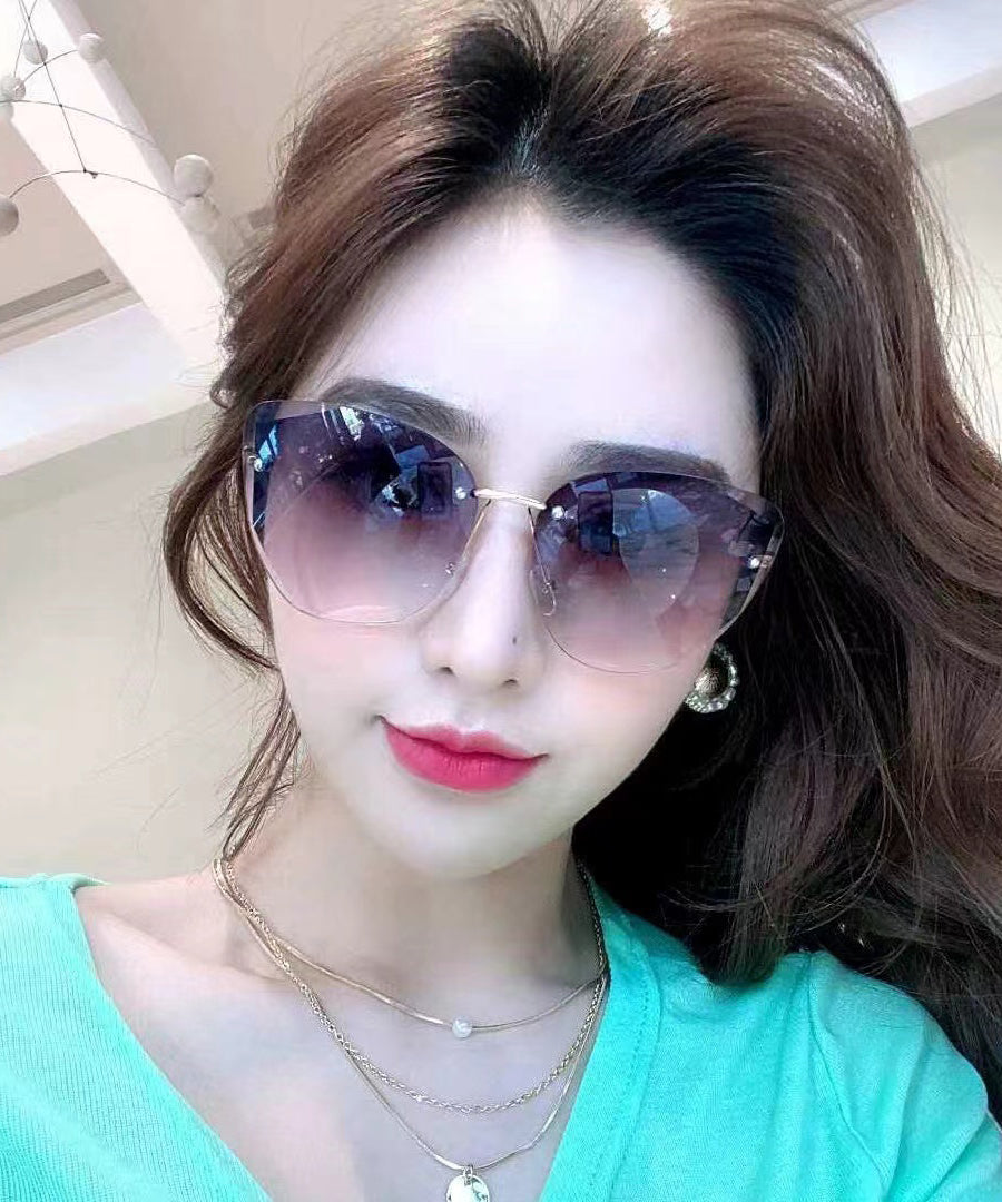 2025 New Fashion Large Gradient Sunglasses