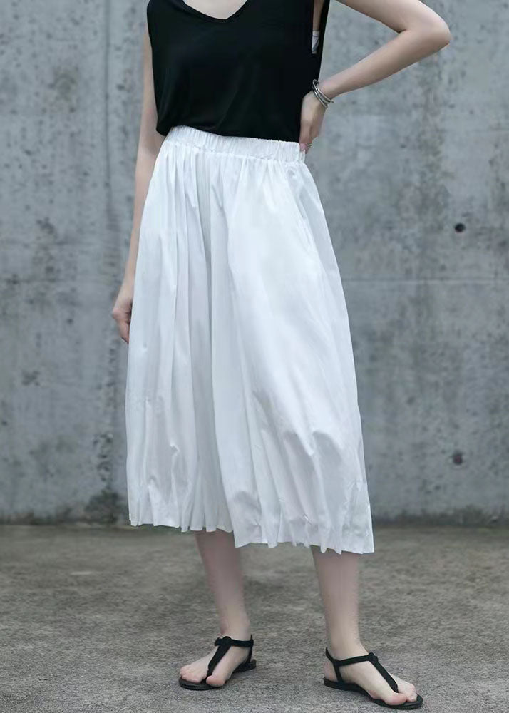 Women's baggy pleated wide leg pants high waist black casual pants