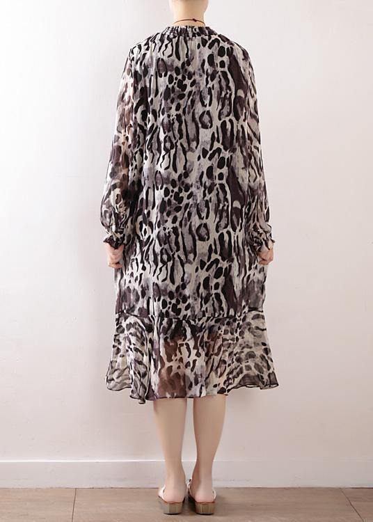 Beach Leopard chiffon Robes plus size Fashion Ideas A line skirts Love spring Dresses