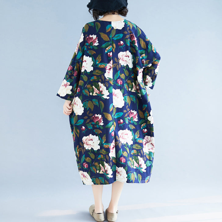 Bohemian floral Chiffon Robes Soft Surroundings Tutorials pockets A Line Dress