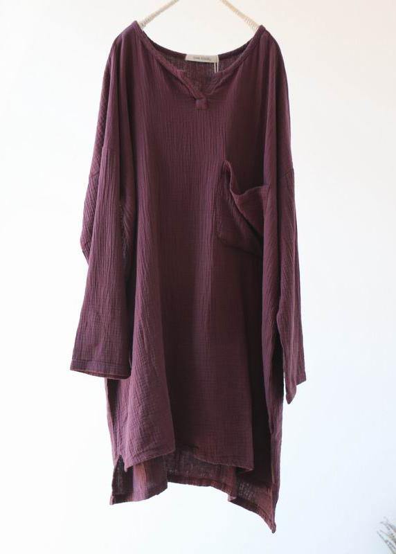 Boutique Purple Dress Side Open Spring Dresses