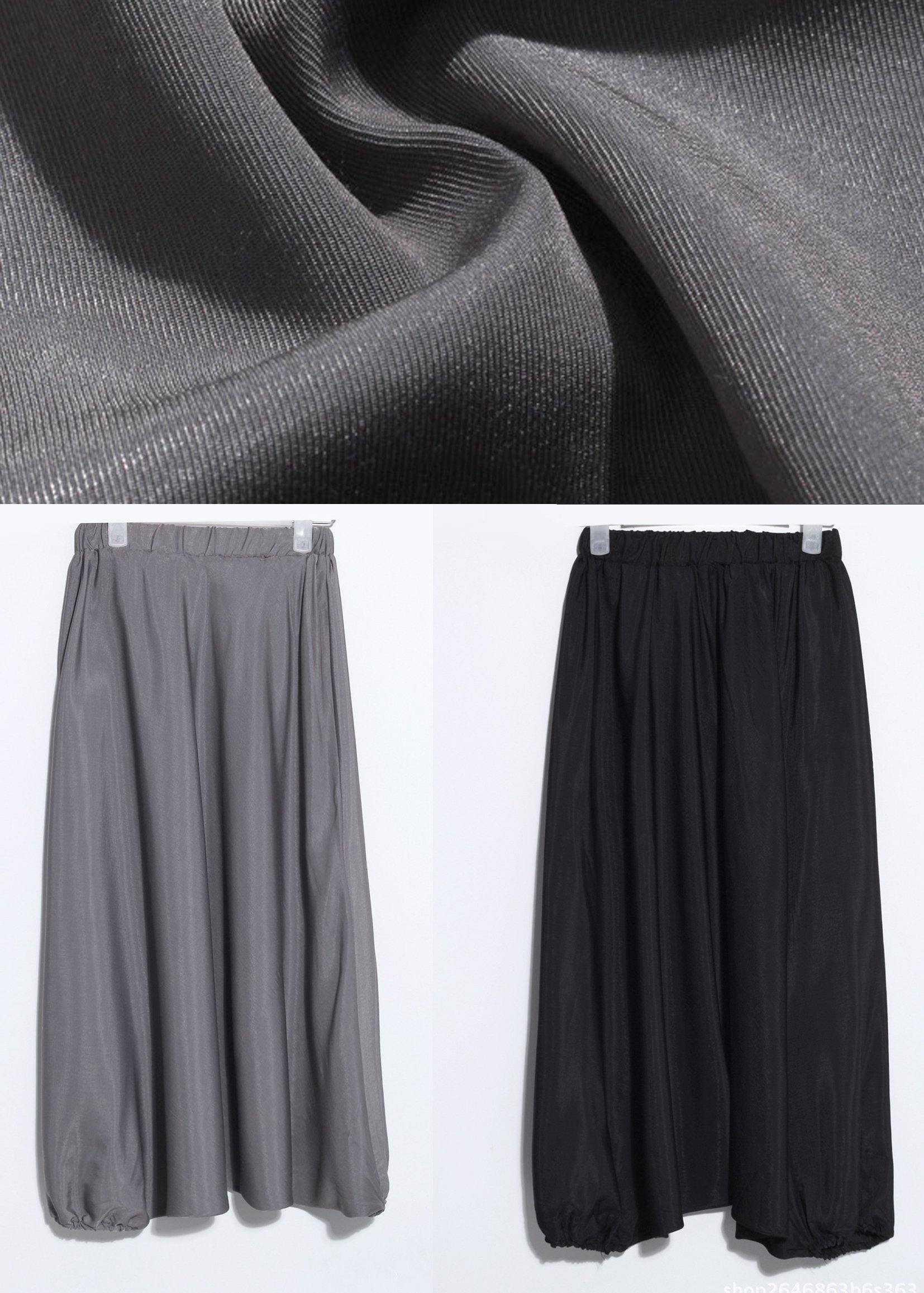 Casual Grey Chiffon lantern Pants Summer