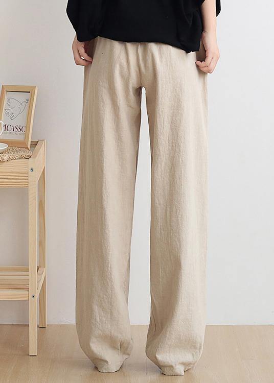 Casual Color Geometry trousers women 2025 new spring and summer bloomers linen high waist carrot pants