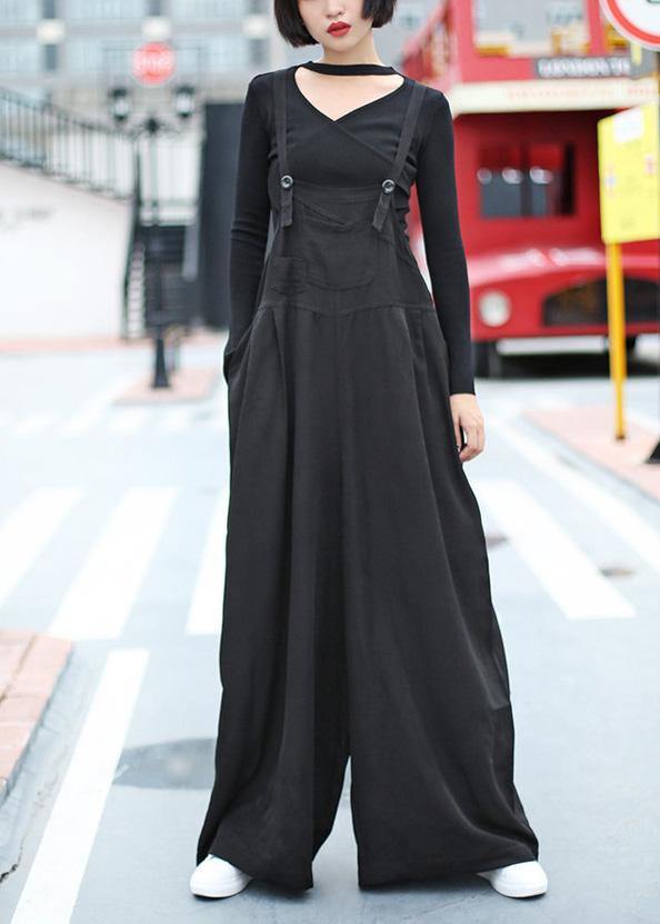 Casual women summer new blended wide leg pants plus size carpenter pants