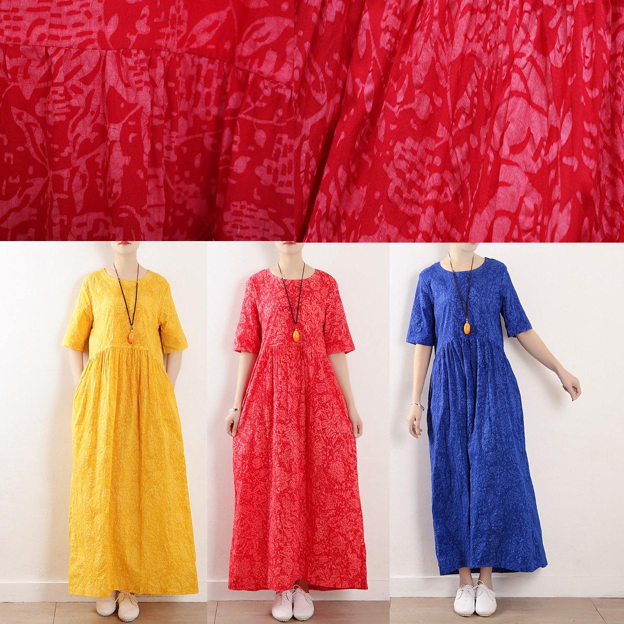 DIY half sleeve linen Wardrobes Tutorials yellow Dresses summer