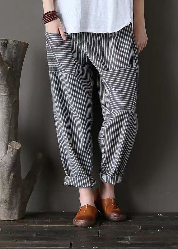 Loose Harem Linen Trousers Casual Pants