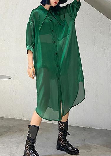 Natural half sleeve tulle Summer dresses plus size Fashion Ideas green Art Dresses