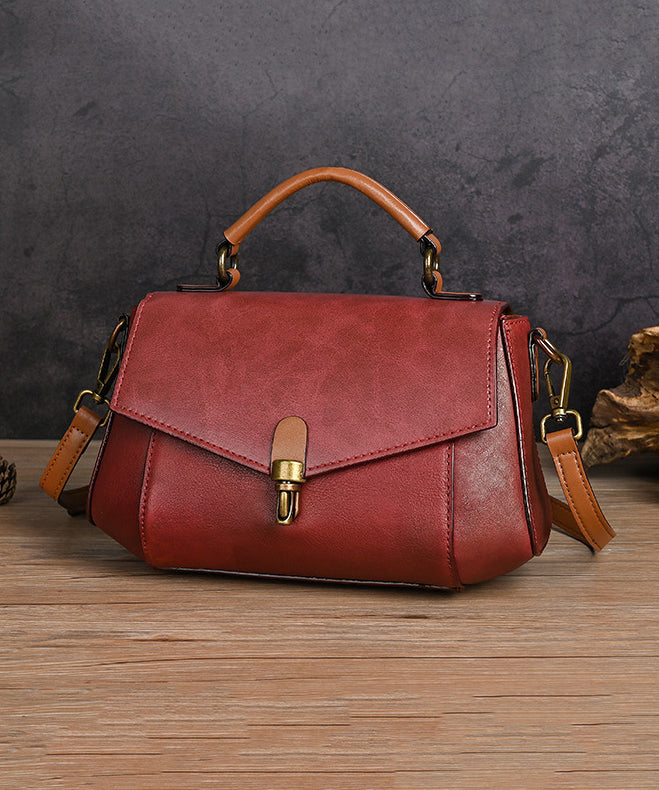 New Versatile Mulberry Calf Leather Messenger Bag