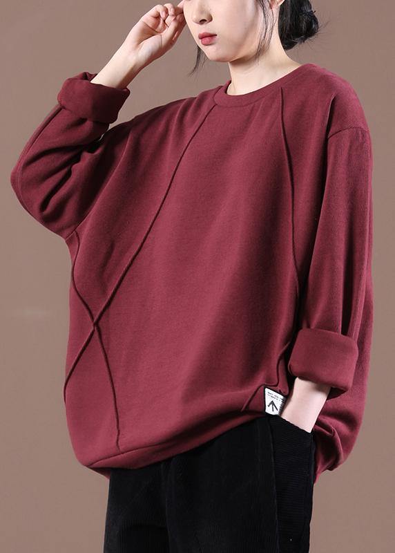 Street Wine Red  Sweatshirt