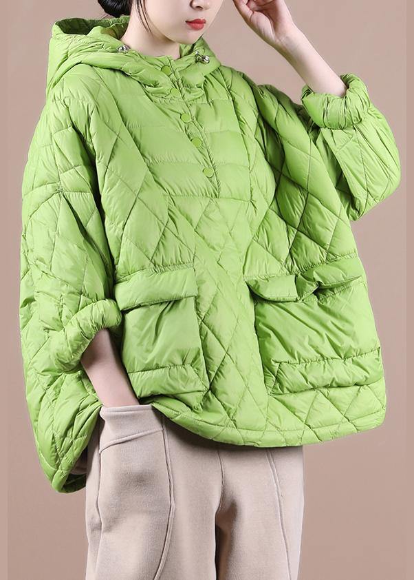 Winter Clothes 2025 Green New Women Loose Large Size Cotton Coat