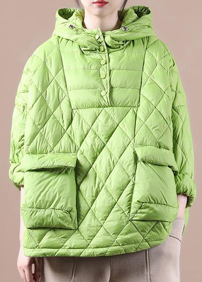 Winter Clothes 2025 Green New Women Loose Large Size Cotton Coat