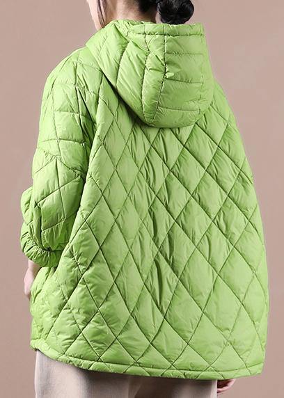 Winter Clothes 2025 Green New Women Loose Large Size Cotton Coat