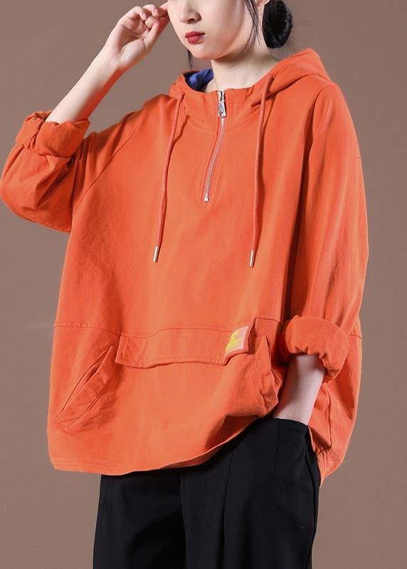 Women Casual Spring Beautiful Blouses For Orange Sewing Tops