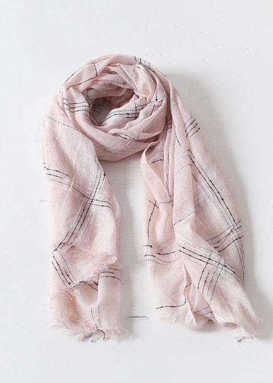 fall cute khaki plaid scarves soft striped big scarf