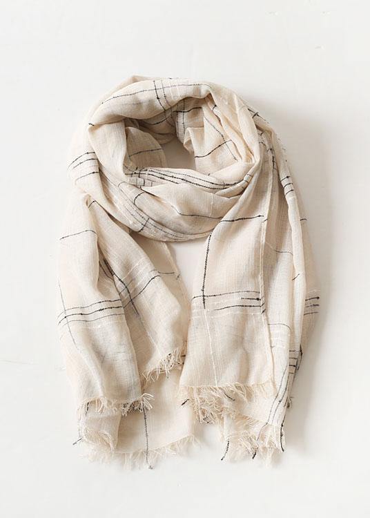 fall cute khaki plaid scarves soft striped big scarf