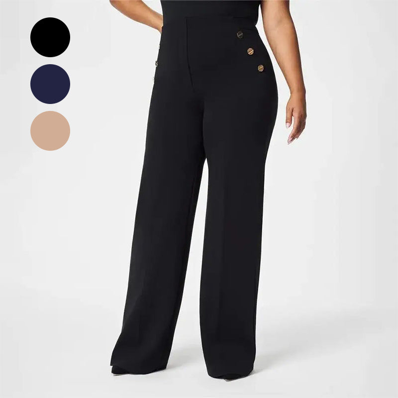 💥Hot Sales-41% OFF💖Women's Plus Size High Stretch High-Waist Wide-Leg Pants