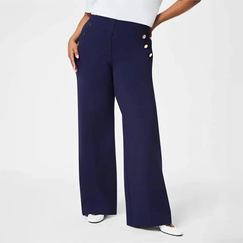 💥Hot Sales-41% OFF💖Women's Plus Size High Stretch High-Waist Wide-Leg Pants