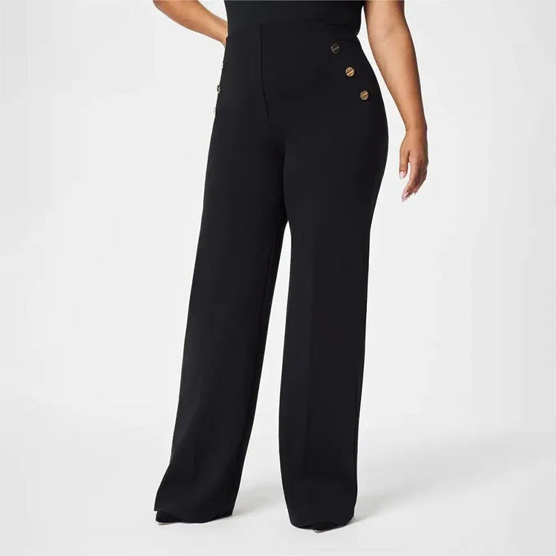 💥Hot Sales-41% OFF💖Women's Plus Size High Stretch High-Waist Wide-Leg Pants