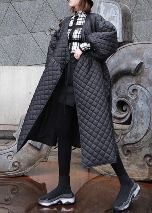 thick oversize warm winter coats black lantern sleeve women parkas